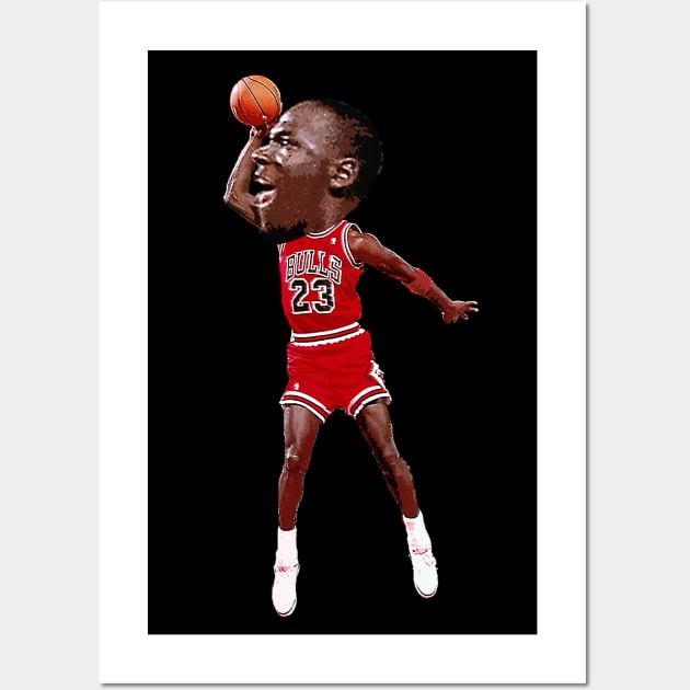 MJ bobblehead Wall Art by Buff Geeks Art